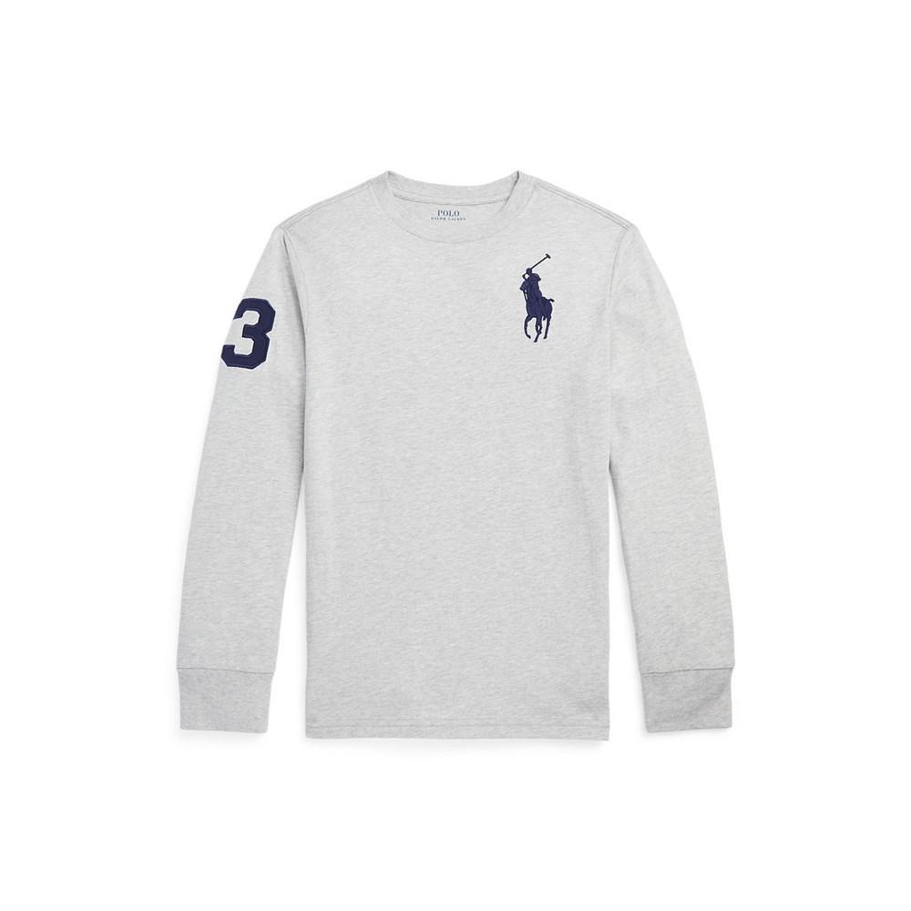 商品Ralph Lauren|Big Boys Big Pony Jersey T-shirt,价格¥219,第1张图片