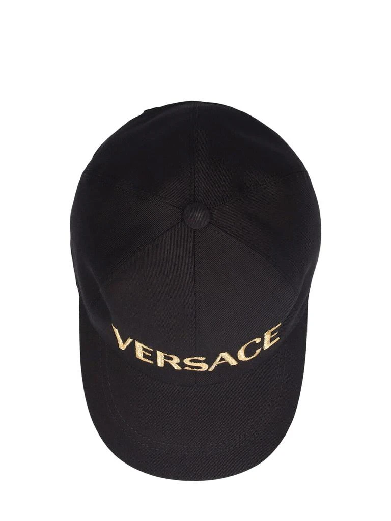 商品Versace|Embroidered Cotton Drill Baseball Hat,价格¥884,第4张图片详细描述