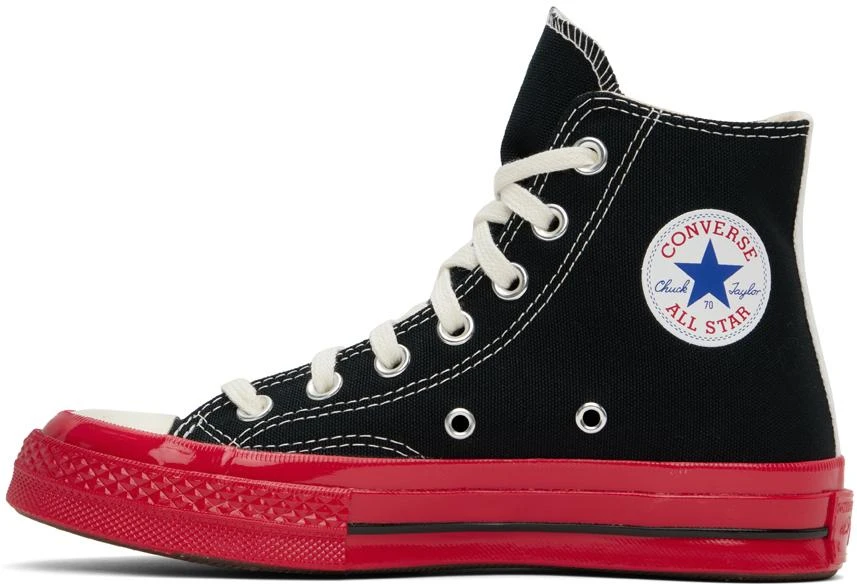 商品Comme des Garcons|Black & Red Converse Edition PLAY Chuck 70 High-Top Sneakers,价格¥1092,第3张图片详细描述