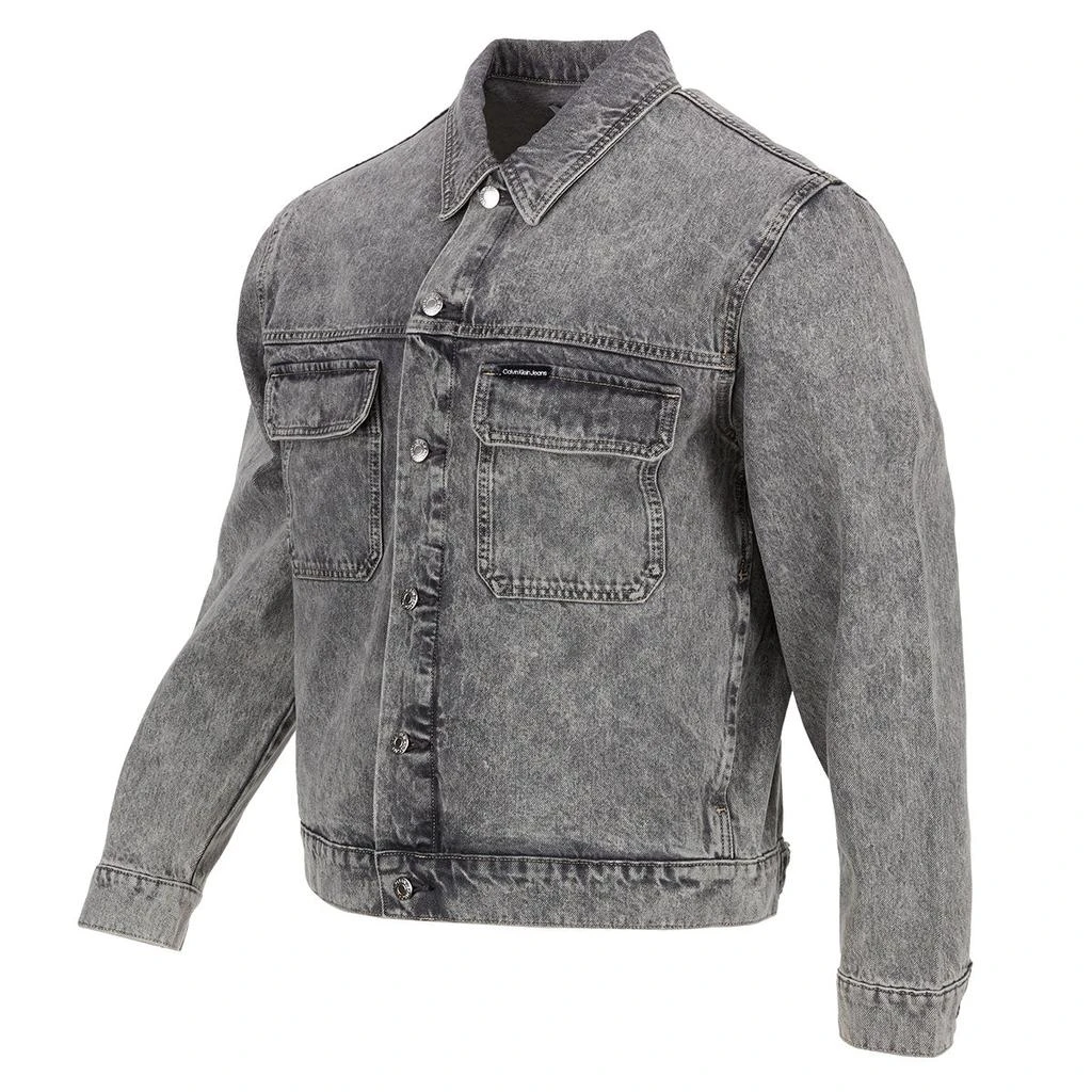 商品Calvin Klein|Calvin Klein Men's Warp Stretch Denim Jacket,价格¥189,第5张图片详细描述