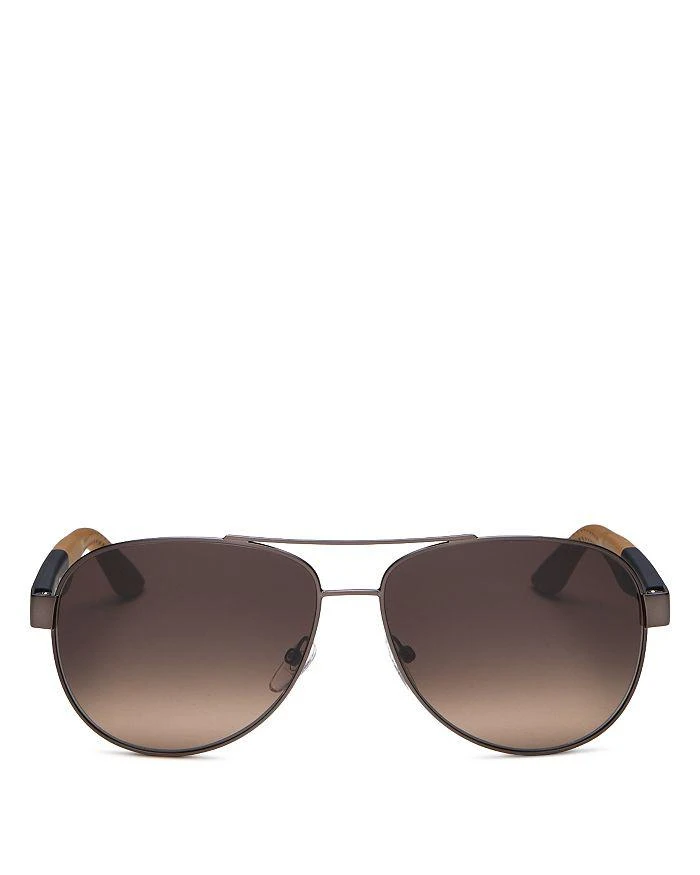 商品Salvatore Ferragamo|Salvatore  Brow Bar Aviator Sunglasses, 62mm,价格¥2384,第1张图片详细描述