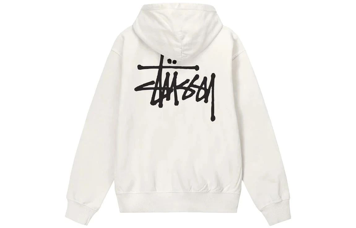 商品[国内直发] STUSSY|Basic StÜssy Pigment Dyed Hoodie 字母Logo印花加绒连帽套头卫衣 男女同款,价格¥1520,第6张图片详细描述