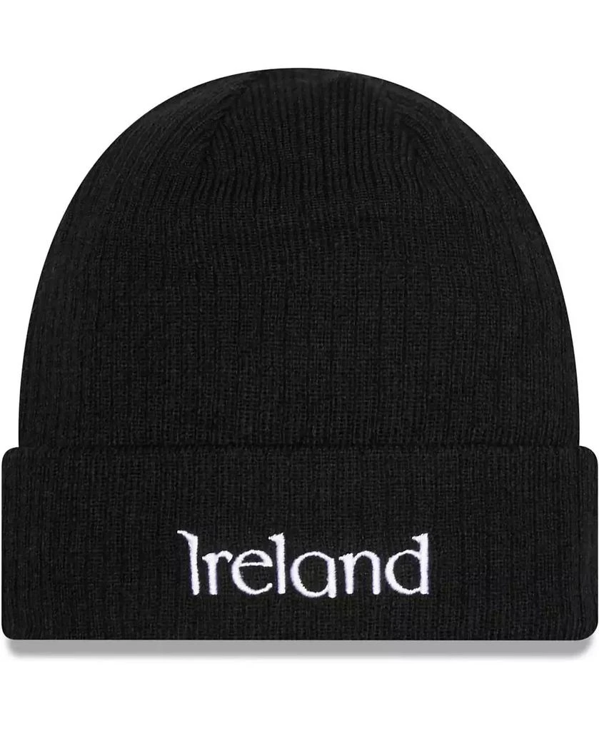 商品New Era|Men's Black Ireland National Team Retro Cuffed Knit Hat,价格¥232,第2张图片详细描述