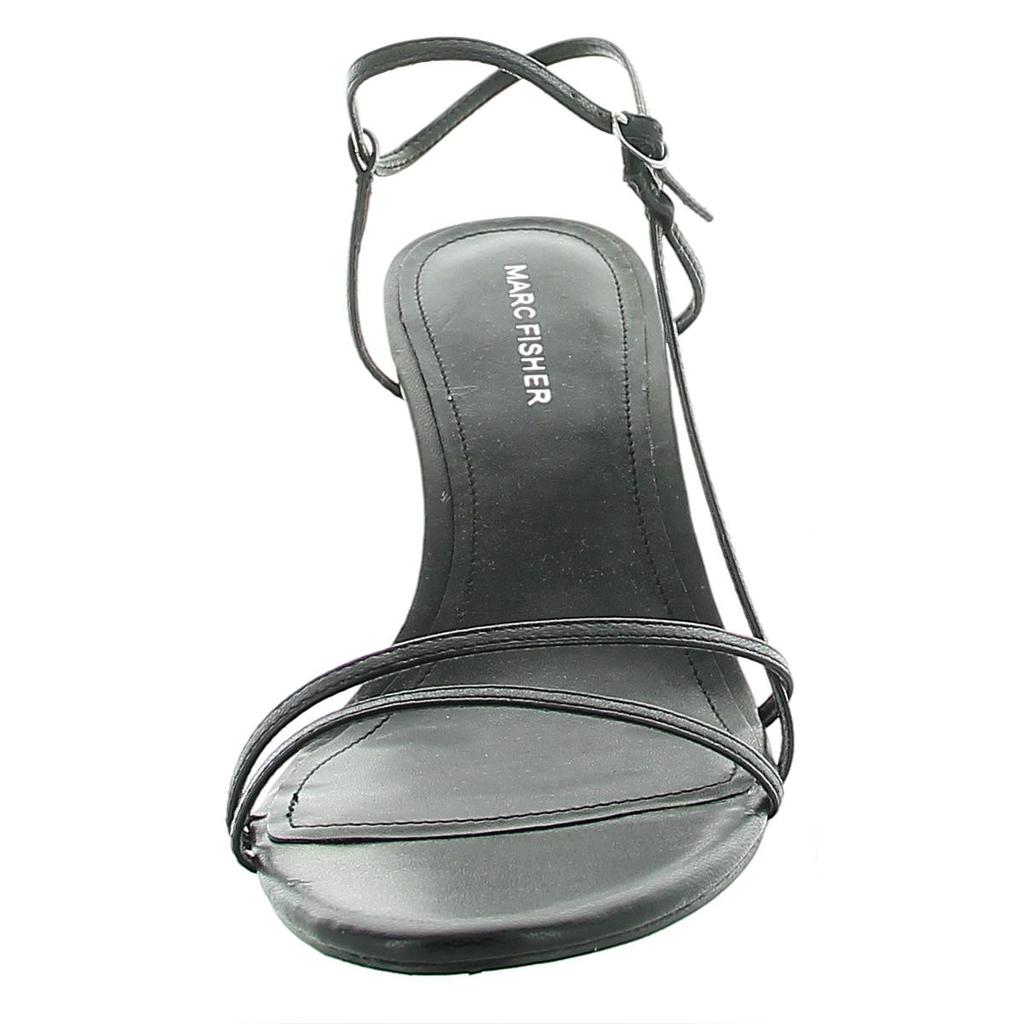 Marc Fisher Womens Quinne Leather Strappy Heel Sandals商品第7张图片规格展示