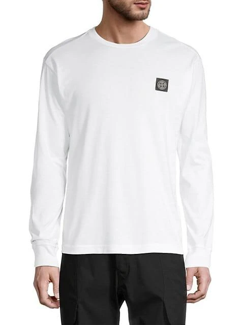 商品Stone Island|Classic Logo Long-Sleeved T-Shirt,价格¥781,第3张图片详细描述