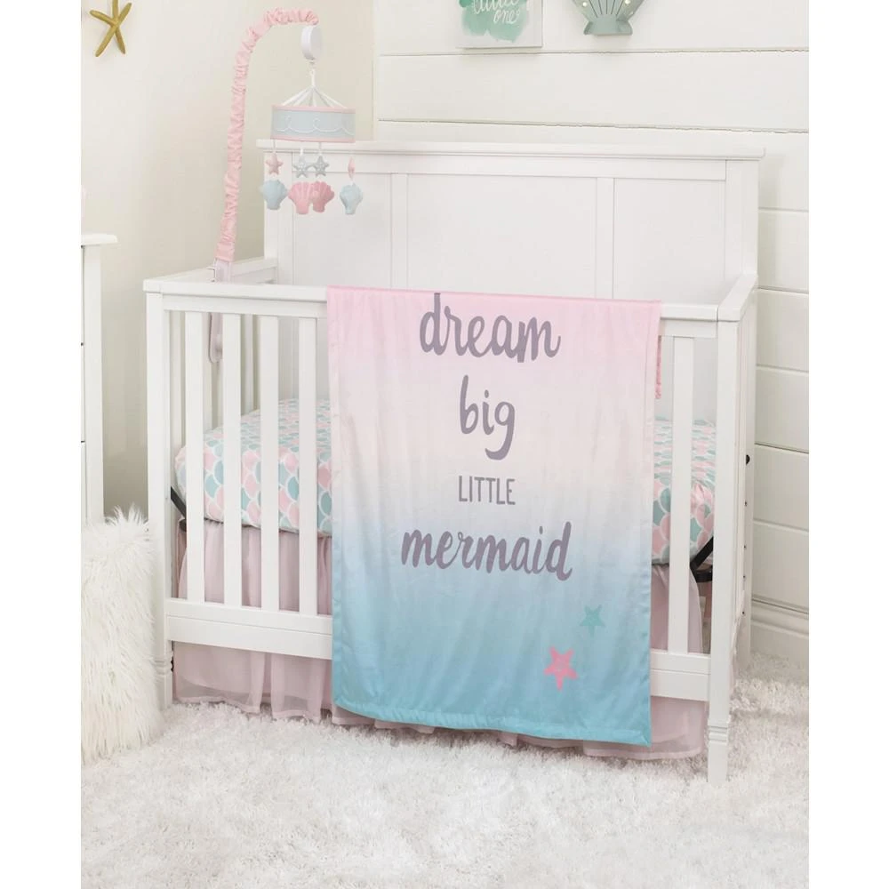 商品Macy's|Sugar Reef Mermaid Ombre Baby Blanket,价格¥337,第2张图片详细描述