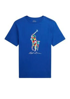 商品Ralph Lauren|Lauren Childrenswear Boys 8 20 Big Pony Cotton Jersey T Shirt,价格¥150,第1张图片