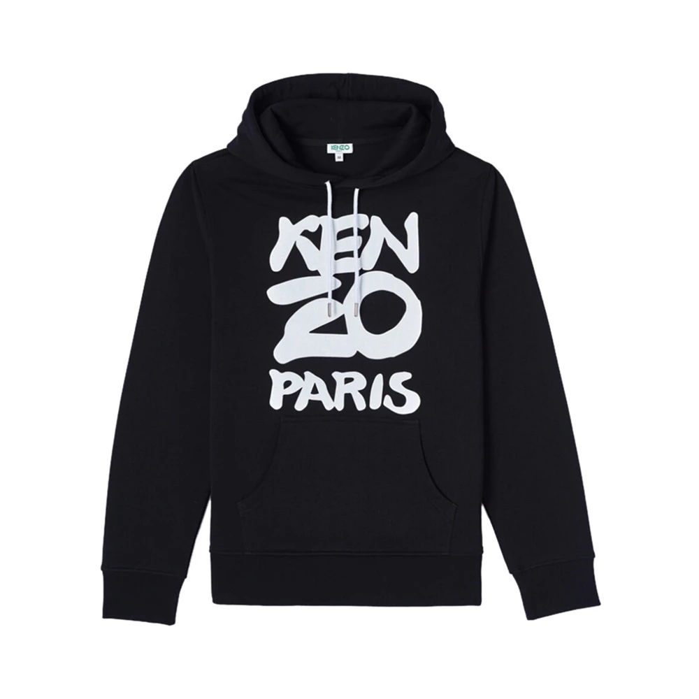 商品Kenzo|Kenzo 高田贤三 黑色男士连帽运动衫 FA55SW1654ME-99,价格¥1675,第1张图片