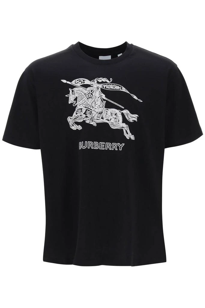 商品Burberry|'DEZI' T-SHIRT WITH EMBROIDERY,价格¥2623,第1张图片