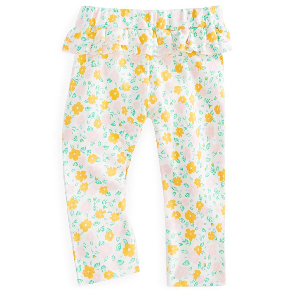 商品First Impressions|Baby Girls Floral-Print Leggings, Created for Macy's,价格¥52,第1张图片
