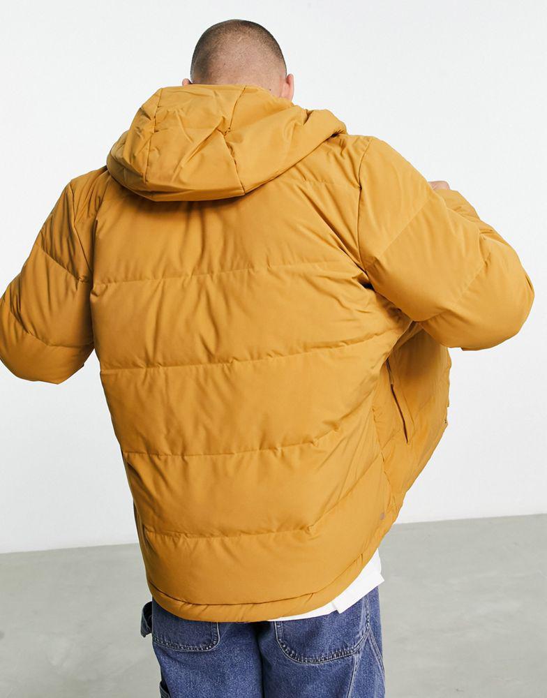 adidas Outdoor Helionic hooded puffer jacket in brown商品第2张图片规格展示