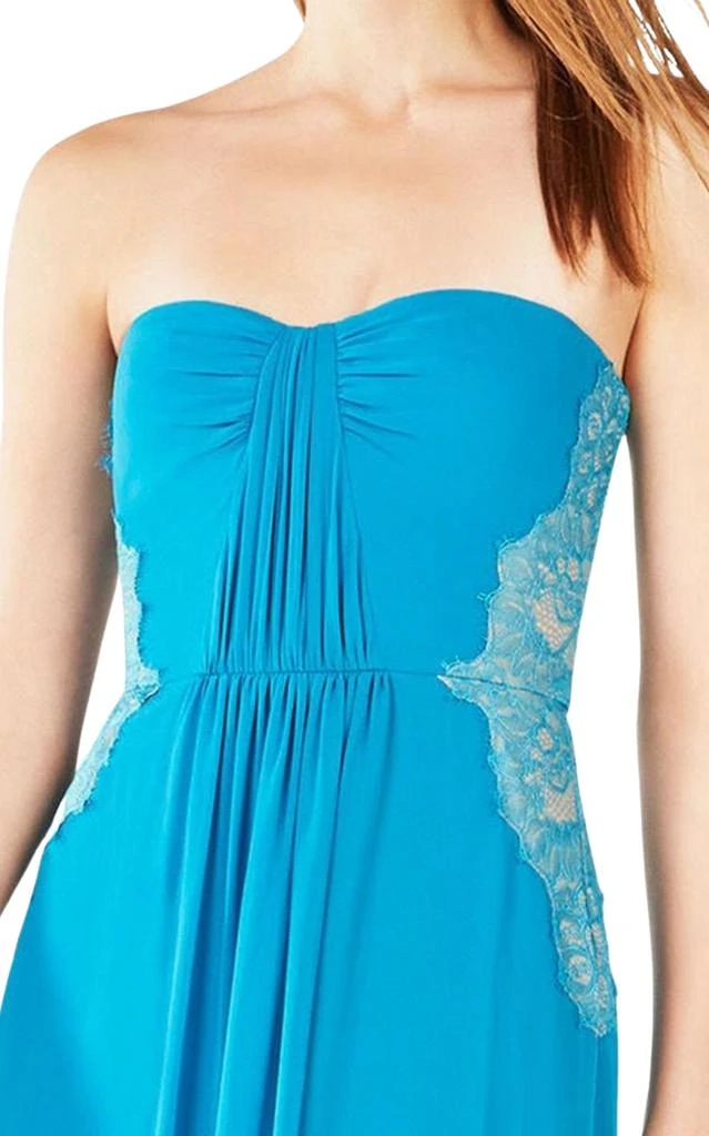 商品BCBG|Ashby Strapless Lace-Trim Gown,价格¥2772,第4张图片详细描述