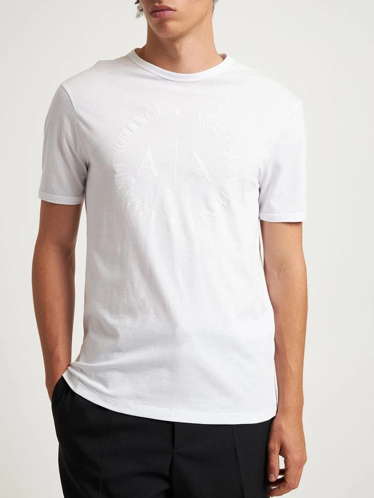 商品Armani Exchange|Logo Print Cotton T-shirt,价格¥225,第2张图片详细描述