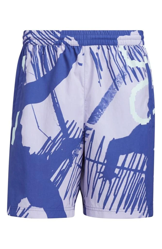 商品Adidas|Adiplay Print Recycled Nylon Shorts,价格¥188,第4张图片详细描述