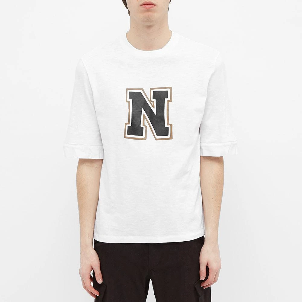 商品Neil Barrett|Neil Barrett Printed N Logo Tee,价格¥601,第3张图片详细描述