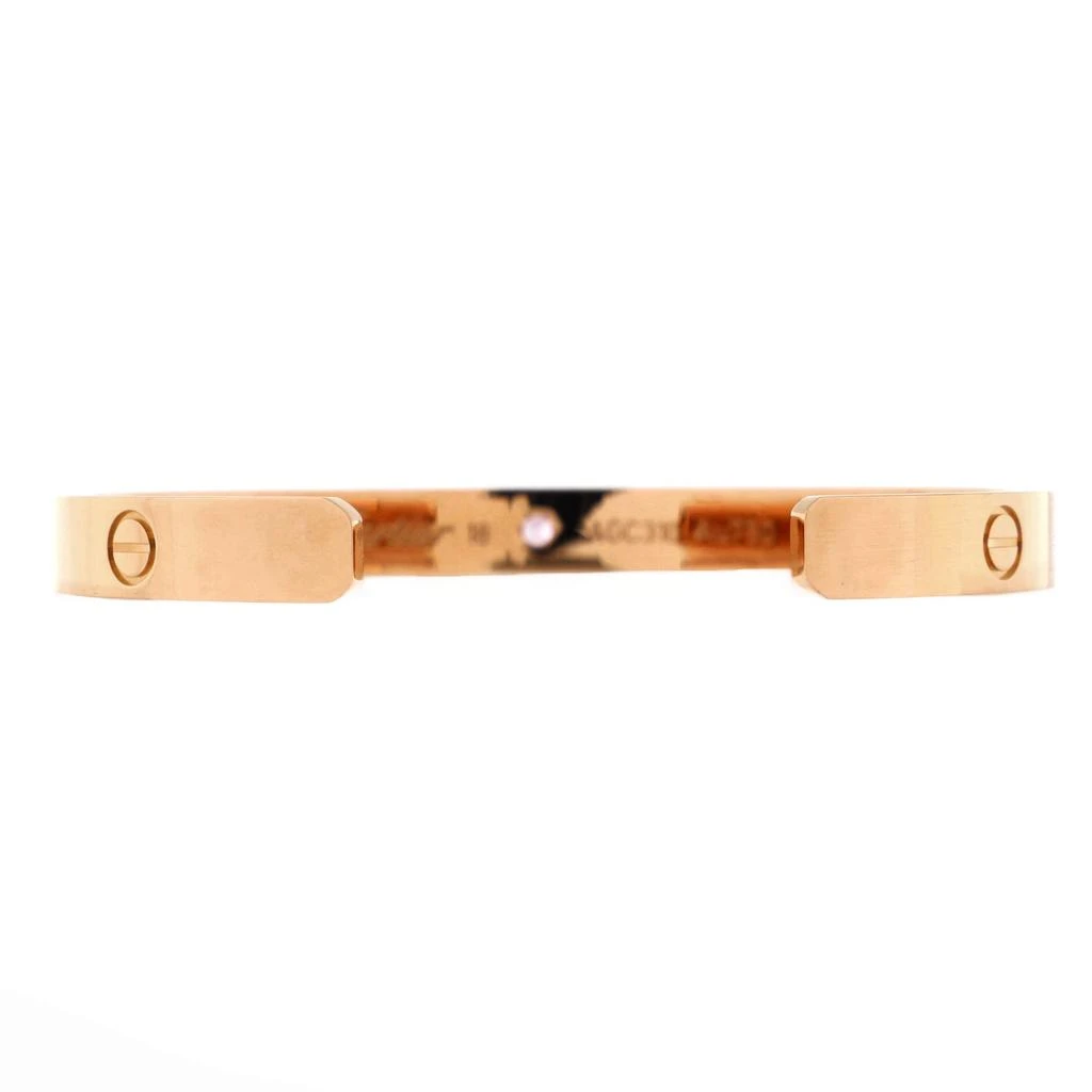 商品[二手商品] Cartier|Love Cuff Bracelet 18K Rose Gold with Pink Sapphire,价格¥34928,第2张图片详细描述