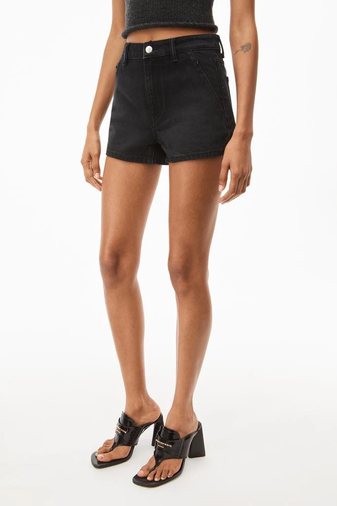 商品Alexander Wang|SHORTY HIGH-RISE SHORT IN DENIM,价格¥983,第4张图片详细描述