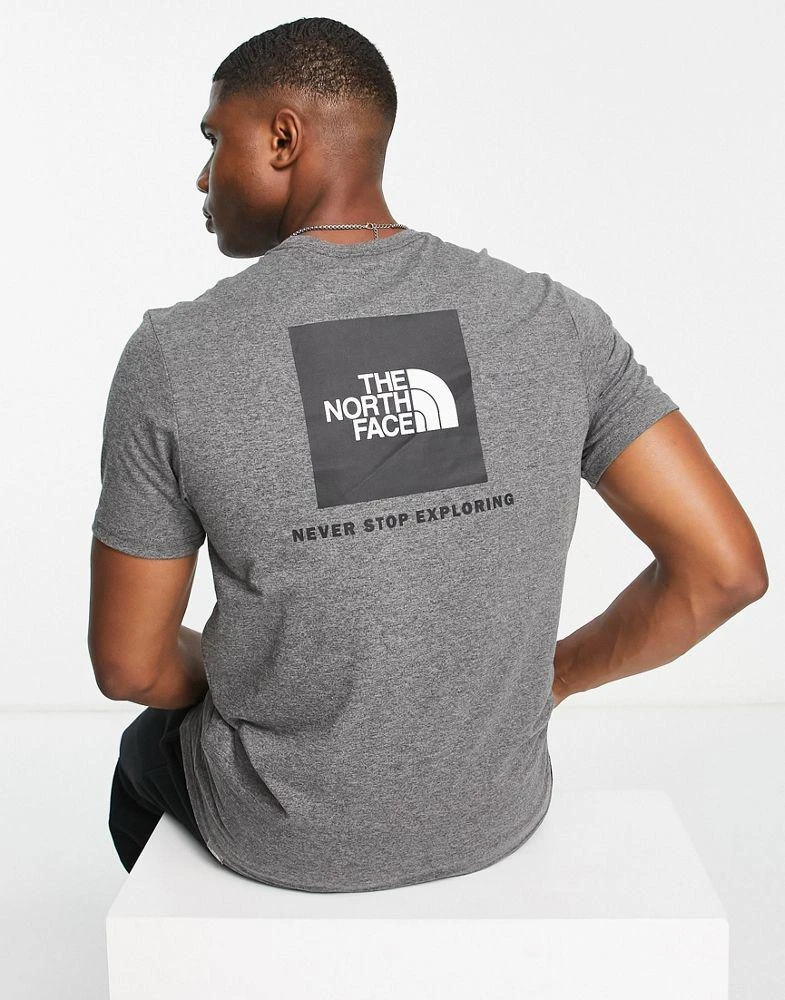 商品The North Face|The North Face Red Box t-shirt in grey,价格¥253,第1张图片