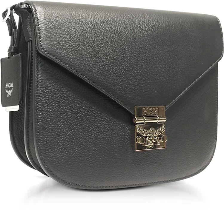 商品MCM|Patricia Park Avenue 中号黑色皮革皮肩包,价格¥6162,第2张图片详细描述