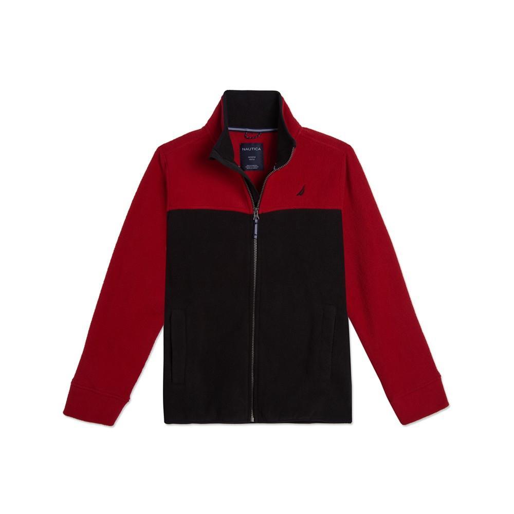 商品Nautica|Little Boys Colorblock Fleece Jacket,价格¥194,第1张图片