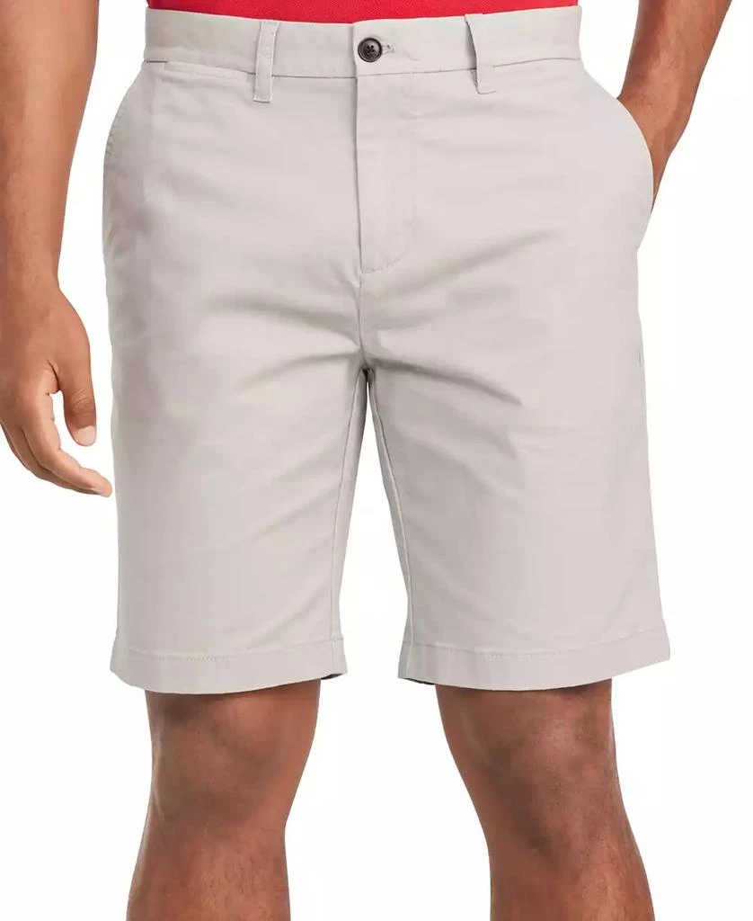 商品Tommy Hilfiger|Men's TH Flex Stretch 9" Flat-Front Shorts,价格¥193,第1张图片