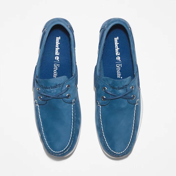 Cedar Bay Boat Shoe for Men in Dark Blue商品第2张图片规格展示