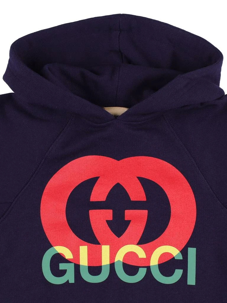 商品Gucci|Felted Cotton Jersey Hoodie,价格¥2257,第1张图片详细描述