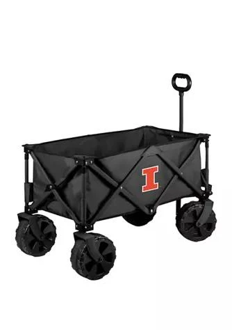 商品ONIVA|Ncaa Illinois Fighting Illini Adventure Wagon Elite All Terrain Portable Utility Wagon,价格¥3766,第1张图片