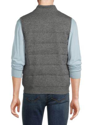 Cashmere Blend Reversible Vest商品第2张图片规格展示