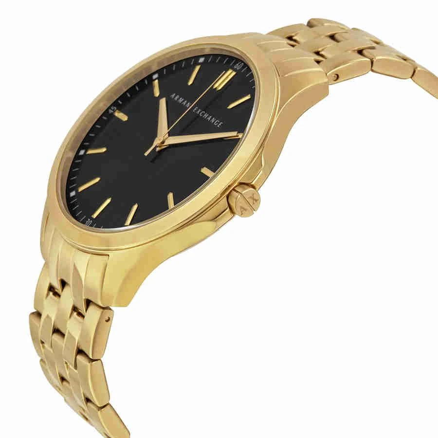 商品Armani Exchange|Black Dial Gold-plated Men's Watch AX2145,价格¥757,第2张图片详细描述