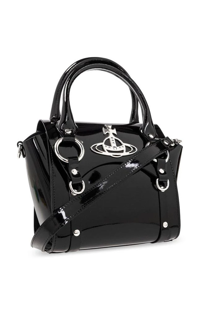 商品Vivienne Westwood|Betty Orb Plaque Small Tote Bag,价格¥4629,第3张图片详细描述