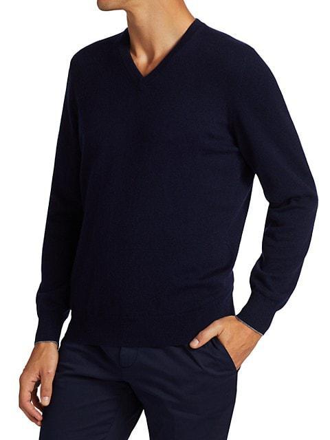 商品Brunello Cucinelli|Cashmere V-Neck Sweater,价格¥4510,第5张图片详细描述