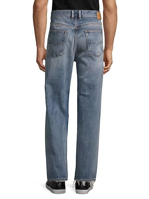 商品Diesel|Distressed Straight-Leg Jeans,价格¥512,第2张图片详细描述