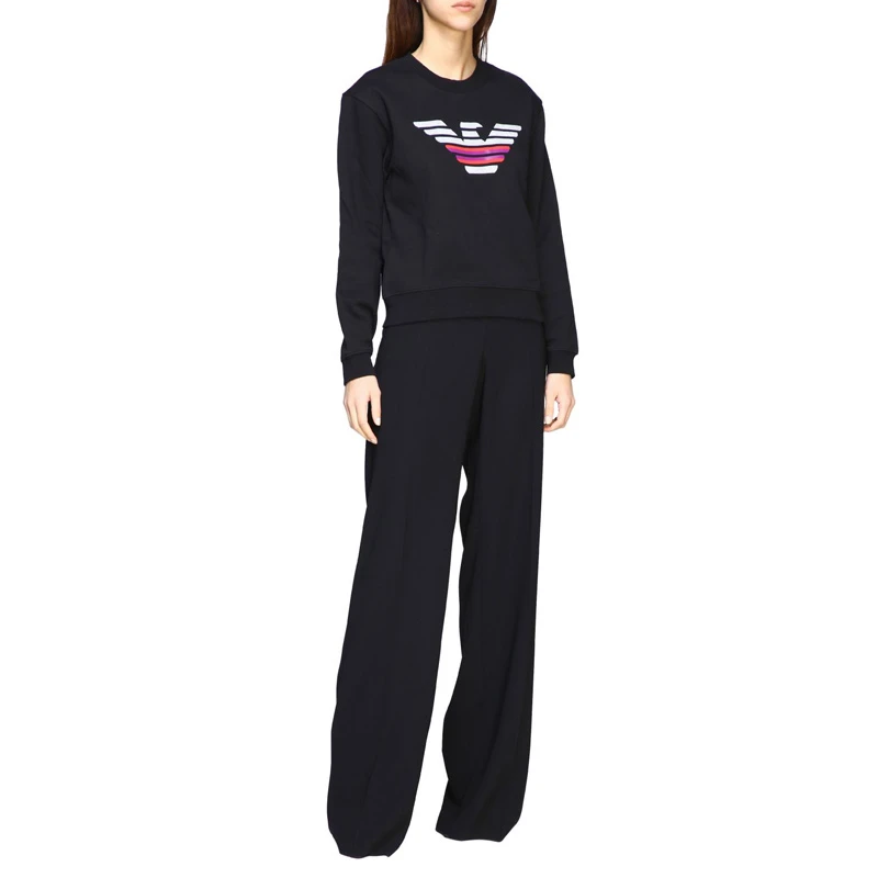 EMPORIO ARMANI 黑色女士卫衣/帽衫 3H2M8Z-2J49Z-0999 商品