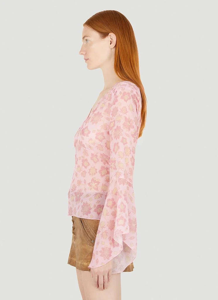 商品Guess USA|Floral Chiffon Blouse,价格¥358,第3张图片详细描述