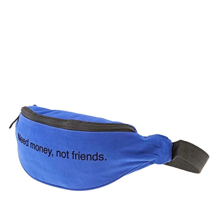 商品F.A.M.T.|Men's "Need Money" Royal Belt Bag,价格¥112,第1张图片