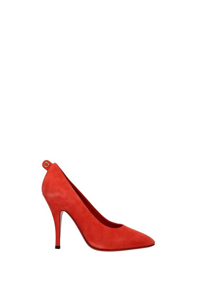 商品Salvatore Ferragamo|Pumps judy Suede Orange,价格¥2226,第1张图片