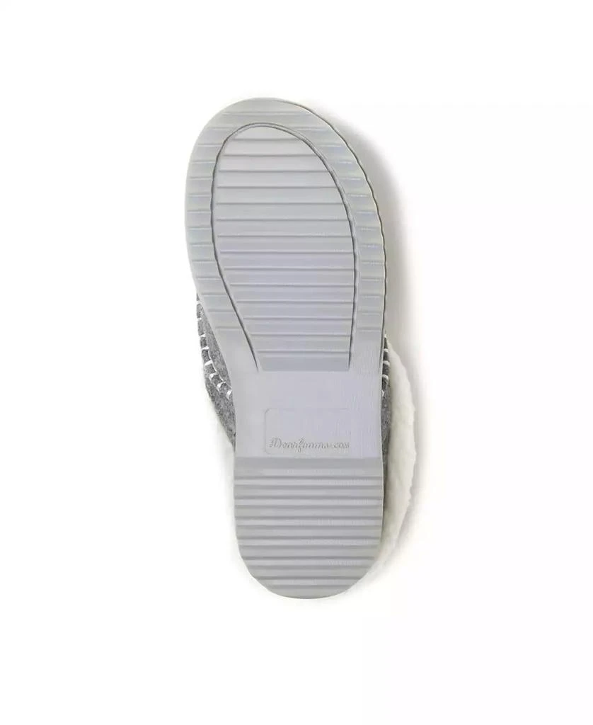 商品Dear Foams|Women's Nyla Felted Plaid Moc Toe Clog Slippers,价格¥326,第5张图片详细描述