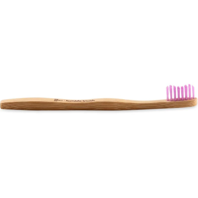 商品The Humble Co|Ultra soft bamboo toothbrush in pink,价格¥61,第2张图片详细描述