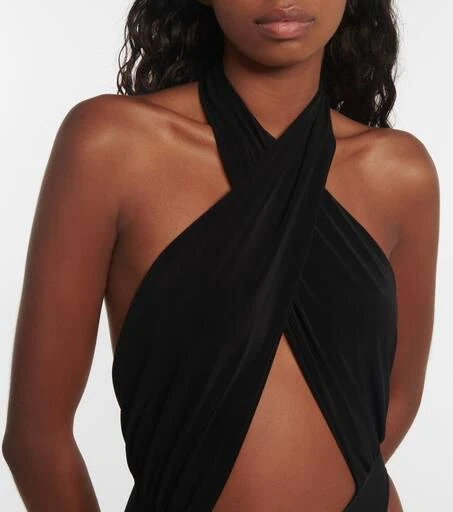 商品Norma Kamali|Crossover halterneck bodysuit,价格¥1077,第5张图片详细描述