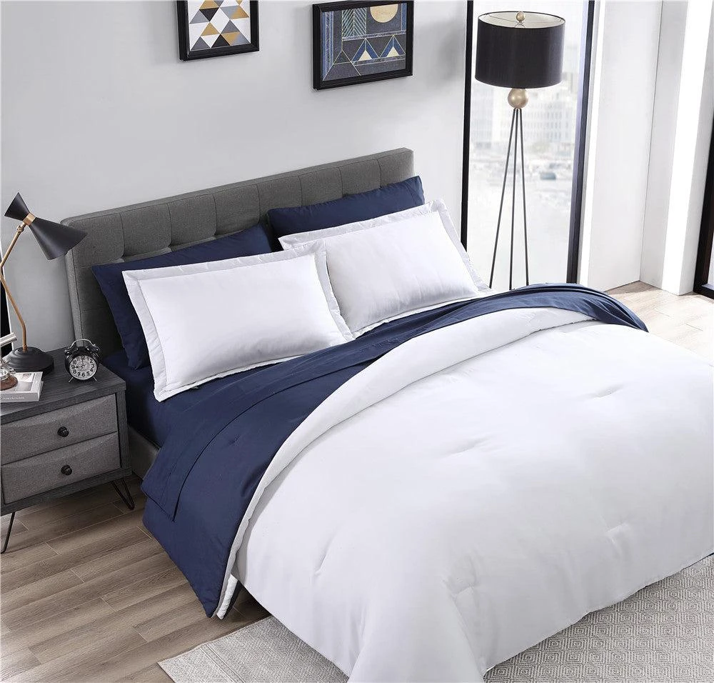 Chestnut Reversible 7 Piece bed in a bag Comforter Set 商品