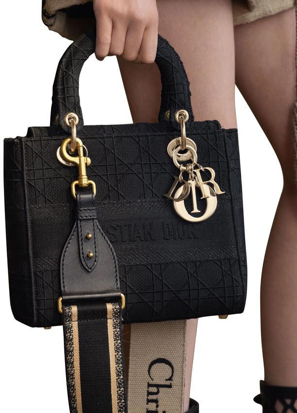 商品Dior|Lady Dior 中号帆布包,价格¥36227,第5张图片详细描述