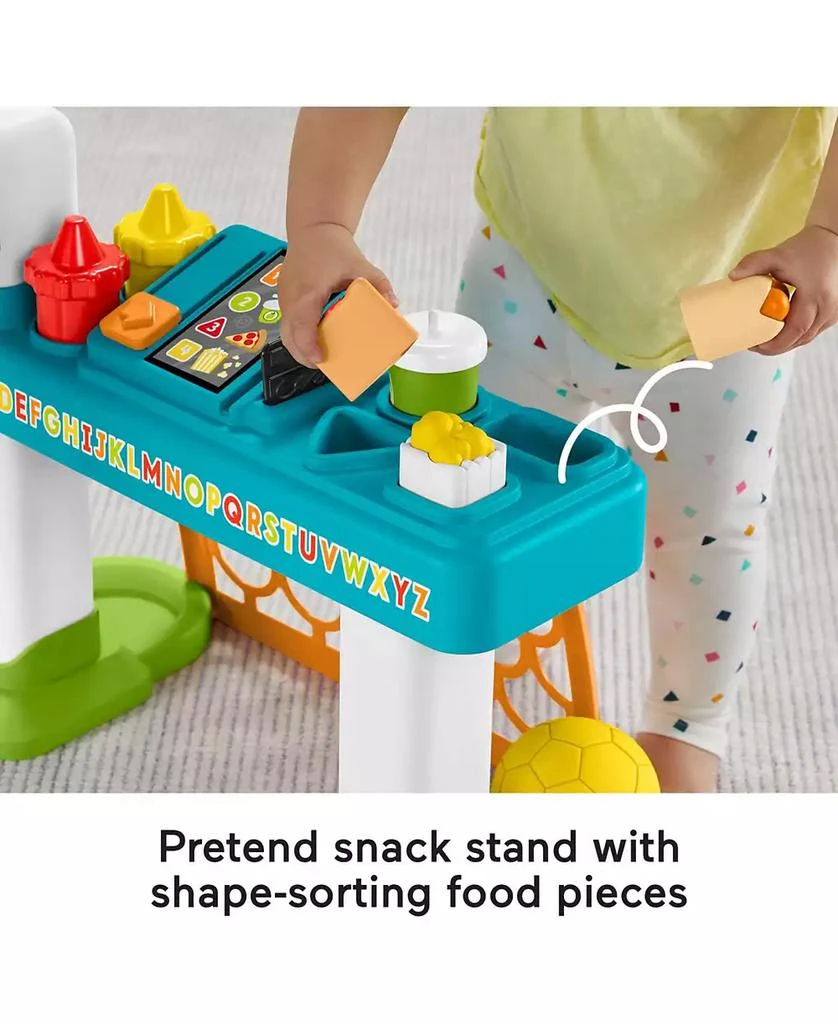 商品Fisher Price|Laugh & Learn Sports Activity Center Toddler Learning, 4-in-1 Game,价格¥297,第5张图片详细描述