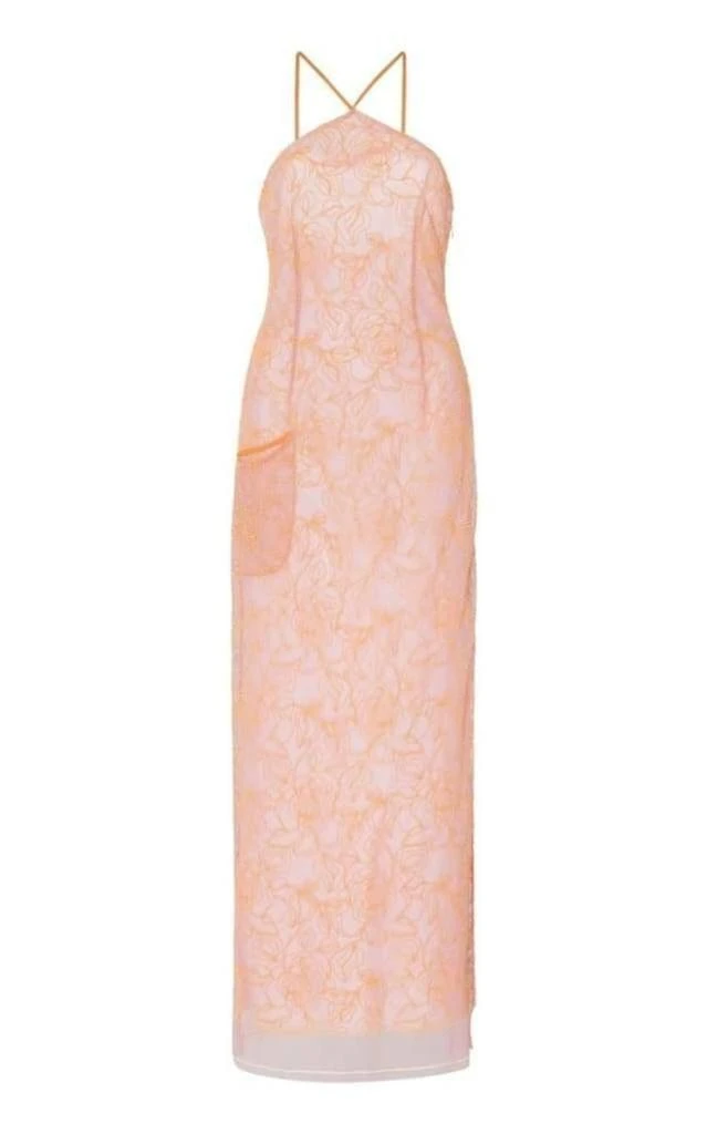 商品Jacquemus|La Robe Lavandou Chiffon Midi Dress,价格¥5111,第1张图片