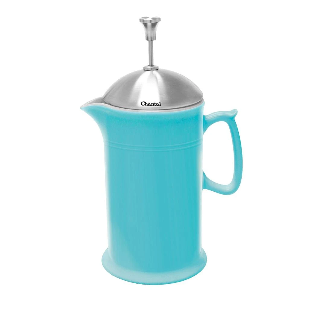 商品Chantal|28 ounce Ceramic French Press with Stainless Plunger,价格¥560,第4张图片详细描述