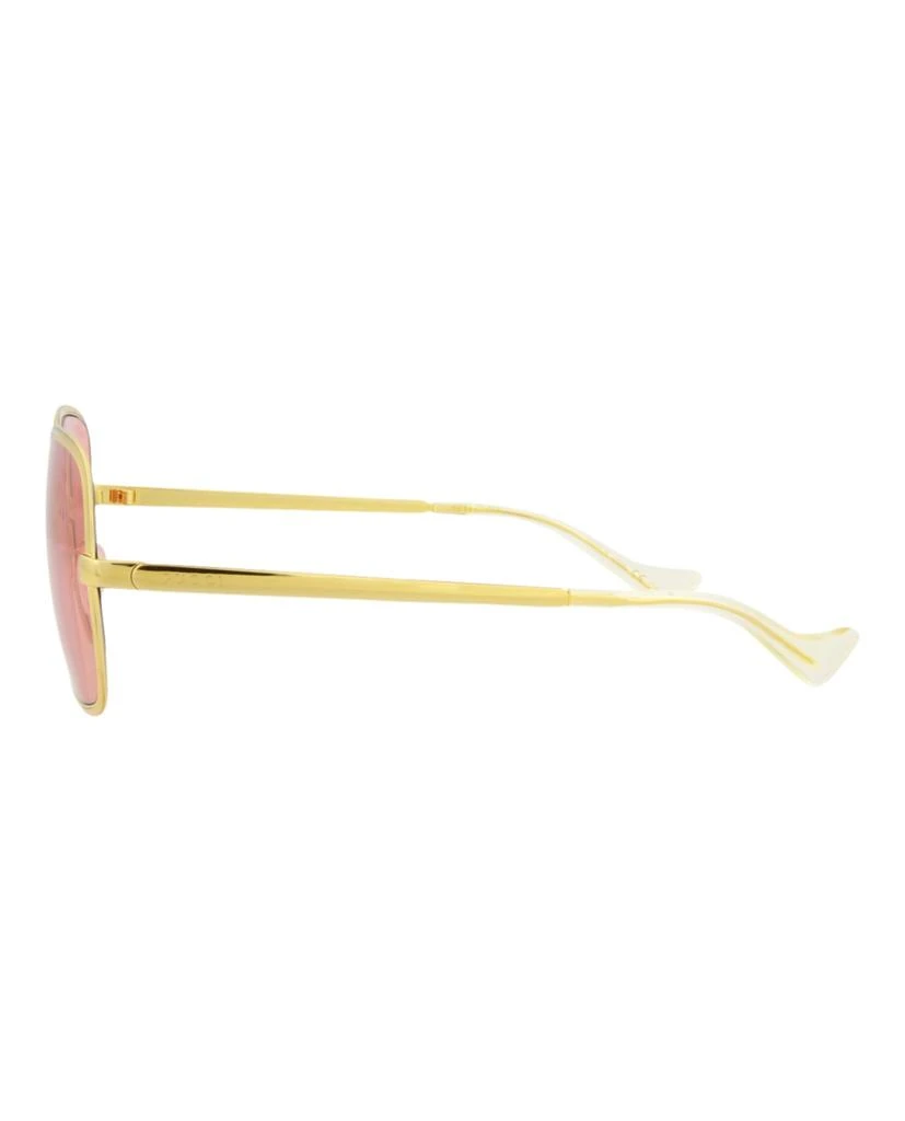 商品Gucci|Square-Frame Metal Sunglasses,价格¥1339,第3张图片详细描述