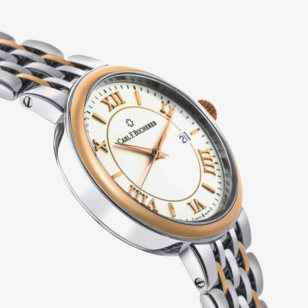 商品Carl F. Bucherer| 18K玫瑰不锈钢金男士机械手表 00.10314.07.15.21,价格¥18771,第4张图片详细描述