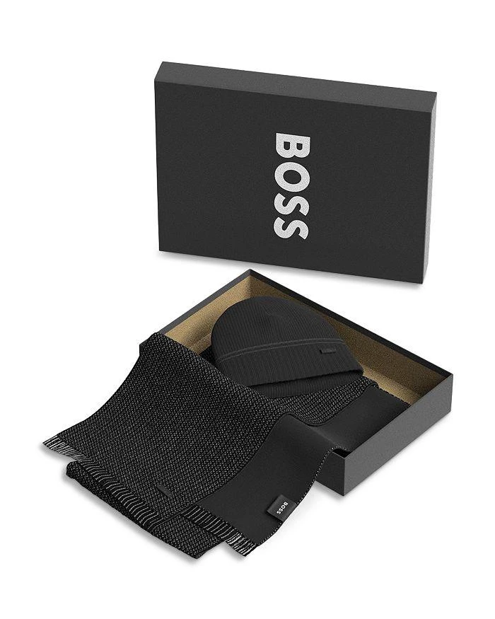 商品Hugo Boss|Winter Hat & Scarf Set,价格¥1307,第2张图片详细描述