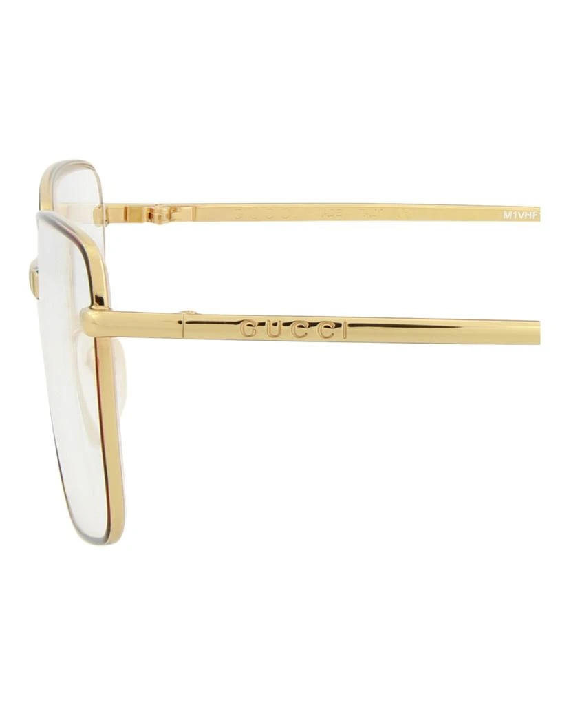 商品Gucci|Square-Frame Metal Optical Frames,价格¥1040,第4张图片详细描述