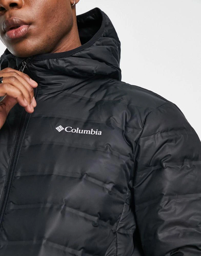 商品Columbia|Columbia Lake 22 hooded down jacket in black,价格¥668,第2张图片详细描述
